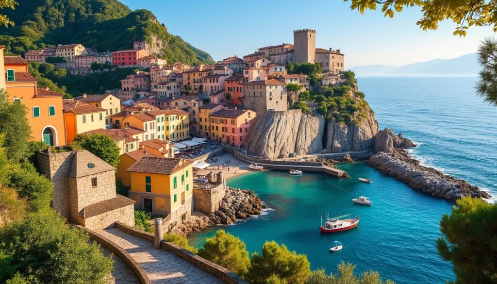 découvrez lerici, un village historique enchanteur situé en ligurie, italie, réputé pour son charme méditerranéen, ses ruelles pittoresques et son riche patrimoine culturel.
