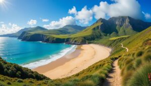 découvrez golden bay en nouvelle-zélande, une destination idéale avec ses plages magnifiques, ses sentiers de randonnée panoramiques et ses paysages naturels époustouflants.