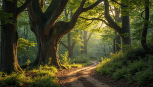 explorez la forêt de mormal avec les coordonnées 50.389169, 3.853723. découvrez un havre de nature, idéal pour la randonnée et l'observation de la faune et de la flore.