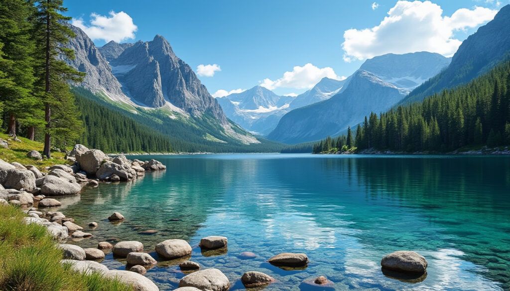 découvrez le lac des bouillouses dans les pyrénées, avec ses coordonnées gps précises (latitude 42.5715623) pour une expérience nature inoubliable.
