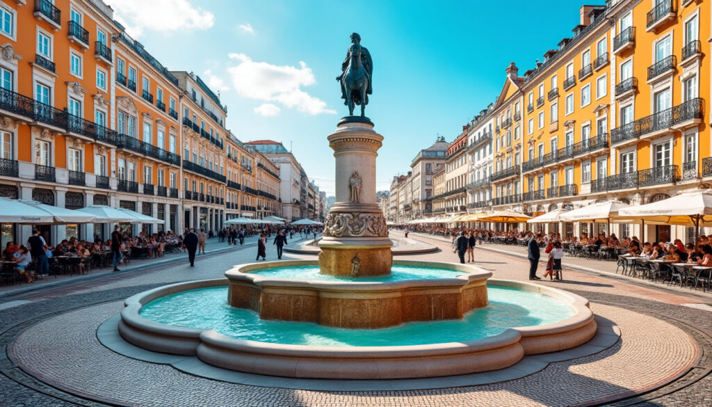 découvrez la praça dom pedro iv à lisbonne, son histoire fascinante, ses monuments emblématiques et les visites incontournables pour explorer cette place emblématique du cœur de la capitale portugaise.