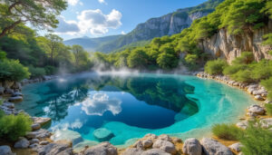 découvrez l'œil de la terre en croatie, la source unique et spectaculaire de la rivière cetina, un site naturel exceptionnel à ne pas manquer.