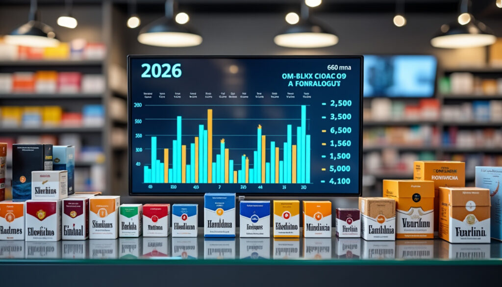 découvrez les prix moyens des cigarettes en espagne en 2026, avec des comparatifs actualisés pour mieux comprendre l'évolution des tarifs et faire des choix éclairés.